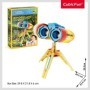 Joc Educativ STEM National Geographic puzzle 3D Binoclu 49 piese si brosura in romana